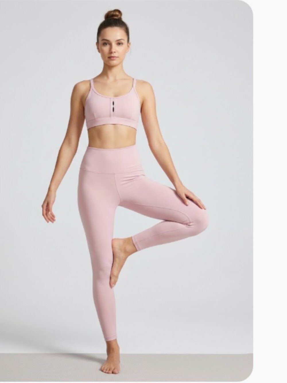 NWT NIKE Yoga Women's High-waisted 7/8 Leggings In Pink XS